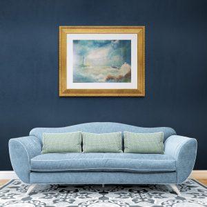 Comfy 3 seater sofa in living room (1)