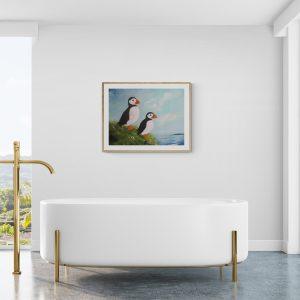Modern bathroom with elevated tropical view (18)